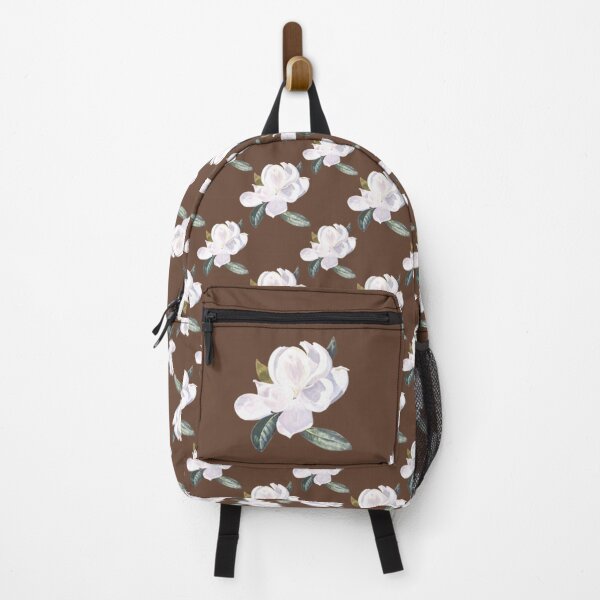 Item preview, Diagonal Magnolia Array on Brown 654634 designed and sold by Art in My Loft.