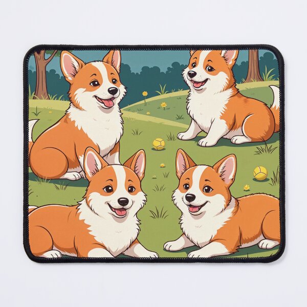 Item preview, Adorable Corgi Crew Cartoon designed and sold by urbsrepublic.