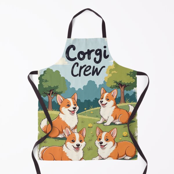Item preview, Adorable Corgi Crew Cartoon designed and sold by urbsrepublic.
