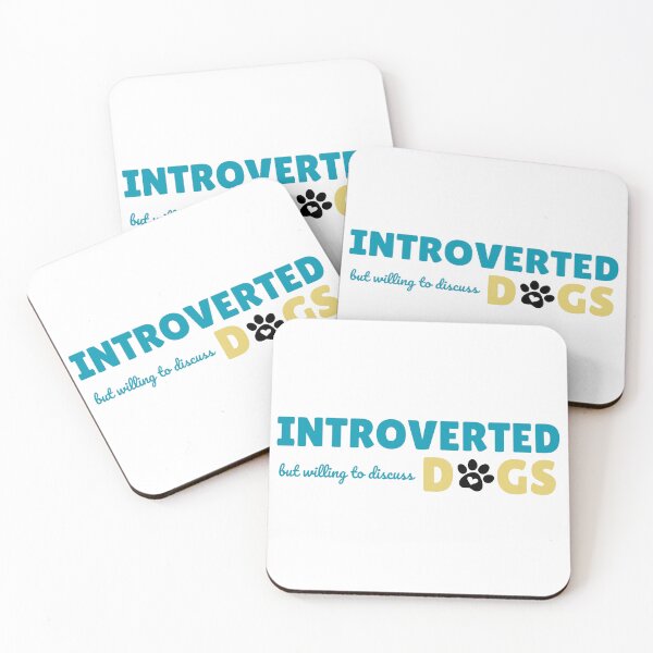 Item preview, Introverted But Willing To Discuss Dogs | Introvert | Anti-social | Dog Lover | Dog Mom designed and sold by PrintEveryday.