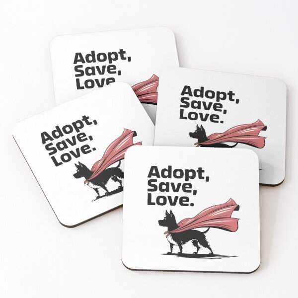 Item preview, Adopt, Save, Love: Superhero Dog Design designed and sold by Prime-Studio.