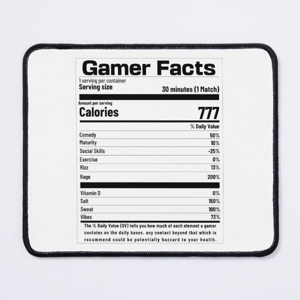 Item preview, Gamer Facts designed and sold by S4G Tees.