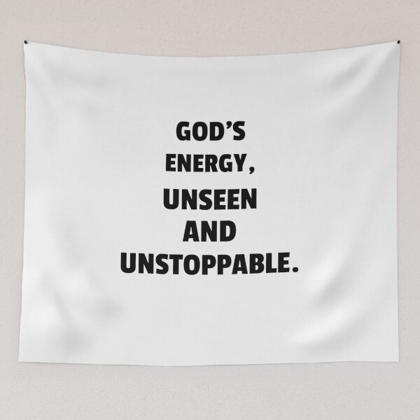 Item preview, God’s Energy, Unseen And Unstoppable designed and sold by EngagingLayout.