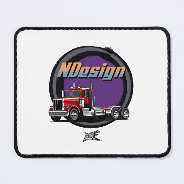 Item preview, large american semi truck red designed and sold by NaquashM.