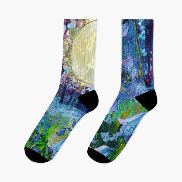 Item preview, Bluebells and full moon. designed and sold by NisaKiley.