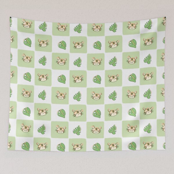Item preview, Tiger Checkered Pattern designed and sold by shuenscorner.