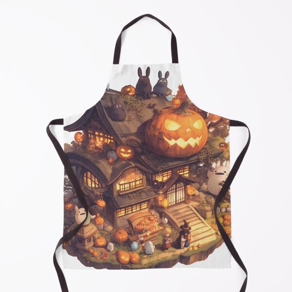 Item preview, Halloween house with pumpkin ghosts designed and sold by Kunst-Shirt.