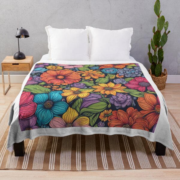 Artikelvorschau, Blumenillustration entworfen und verkauft von Lilou13Magasin.