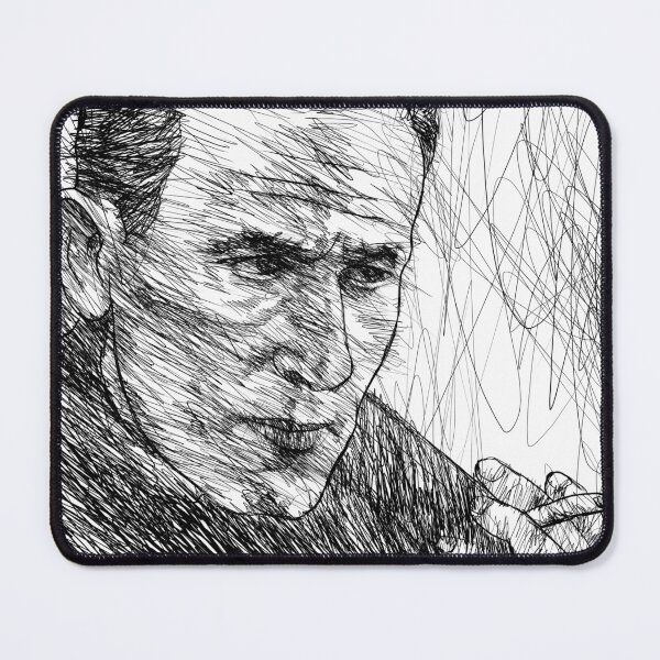 Item preview, RENE CHAR ink portrait .2 designed and sold by lautir.