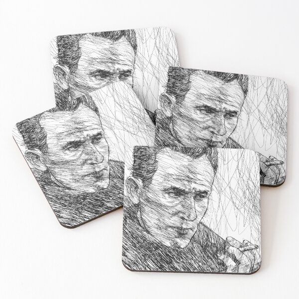 Item preview, RENE CHAR ink portrait .2 designed and sold by lautir.