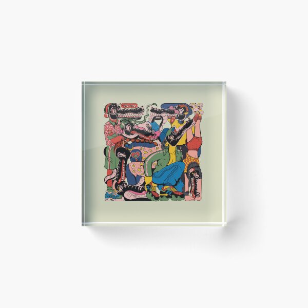 Item preview, Stuck Together – Bunch of Crocodiles designed and sold by MilicaMonaiArt.
