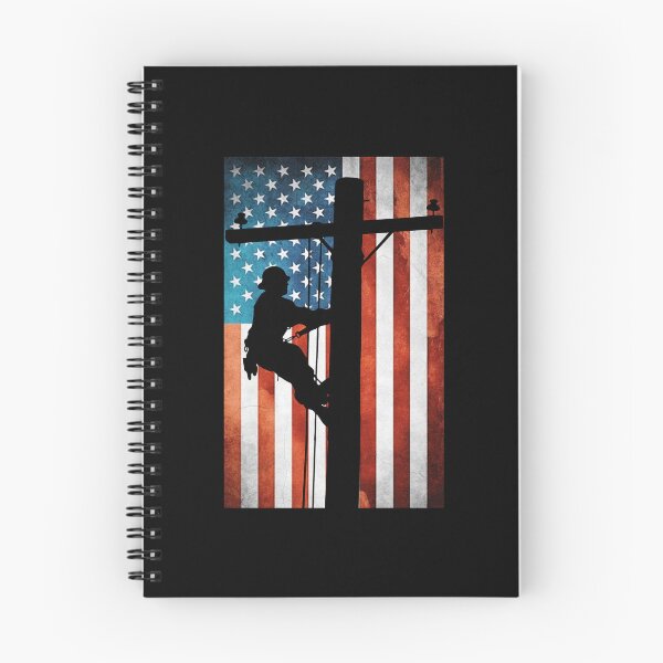 Item preview, Lineman American Flag Electric Cable Lineman designed and sold by Rahjihan.