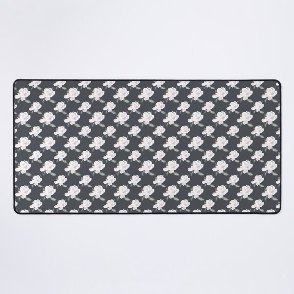 Item preview, Diagonal Magnolia Array on Dark Grey 44484e designed and sold by Art in My Loft.