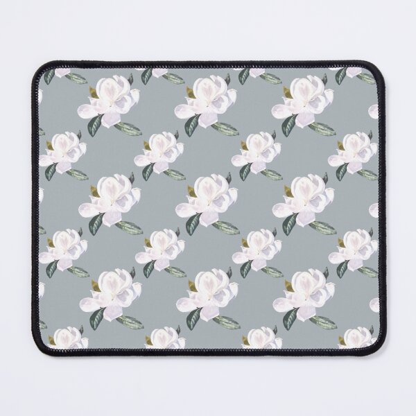 Item preview,  Diagonal Magnolia Array on Light Grey adb6ba designed and sold by Art in My Loft.