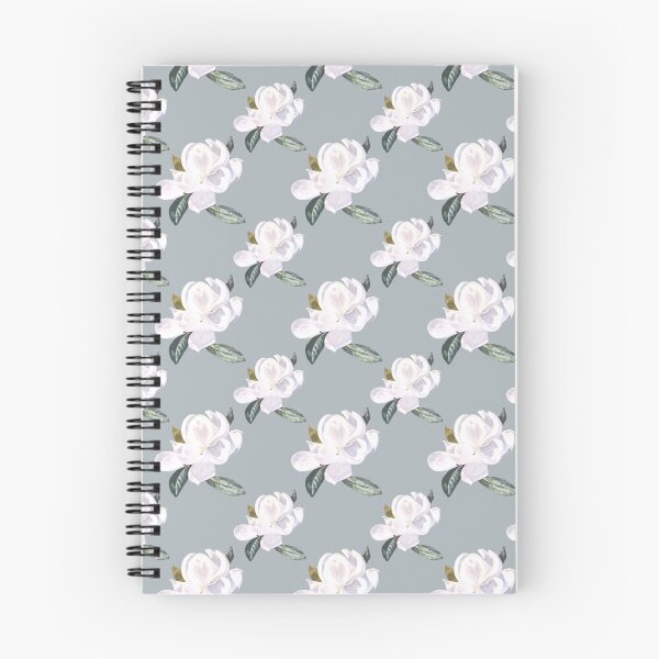 Item preview,  Diagonal Magnolia Array on Light Grey adb6ba designed and sold by Art in My Loft.