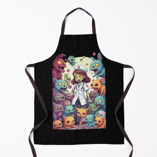 Item preview, Charming Zombie Vet Caring for Adorable Undead Animals designed and sold by Mechanical-Artt.