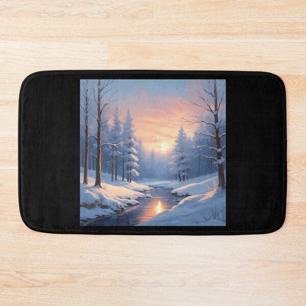 Item preview, Serene Winter Scene designed and sold by AICreativeArts.
