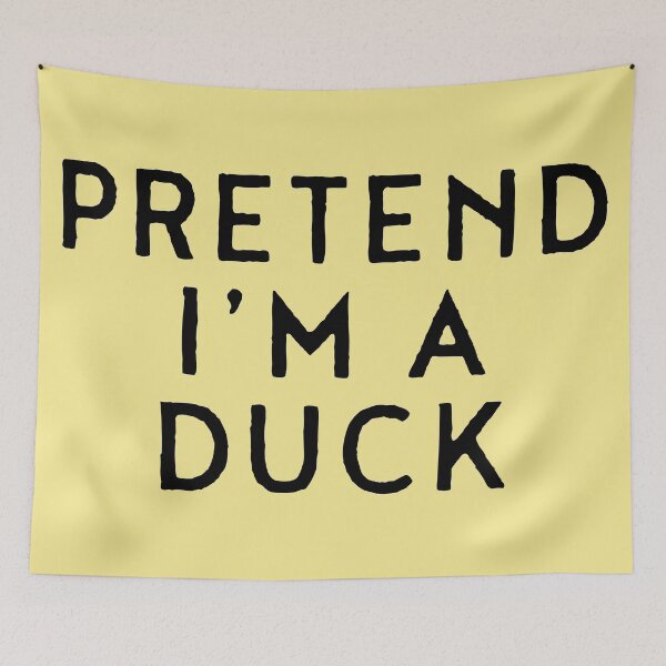 Item preview, Pretend I'm A Duck, Funny Halloween designed and sold by Teetreasure2.