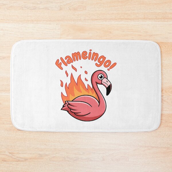 Item preview, Flameingo! Cute Flaming Flamingo Pun designed and sold by PMCreative.