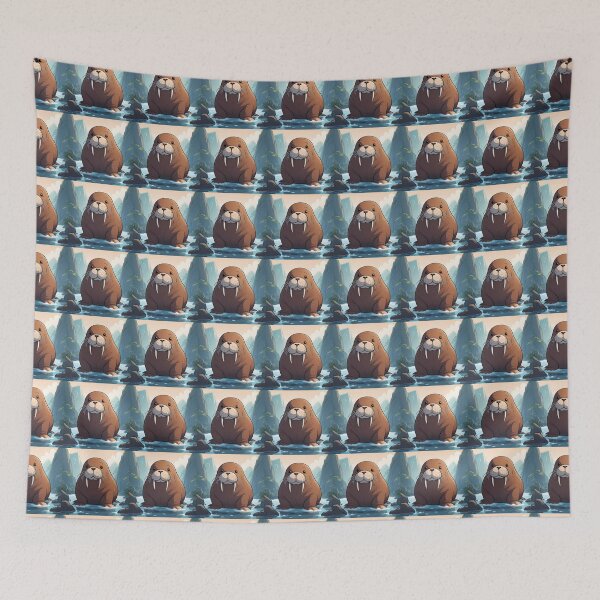 Item preview,  Cartoon Walrus designed and sold by AICreativeArts.