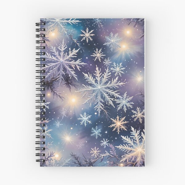 Item preview, Glowing snow crystals on a winter's night designed and sold by MarionsArt.