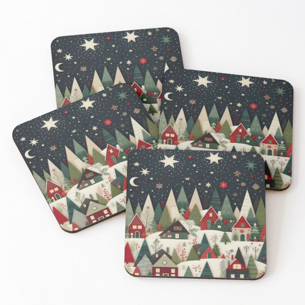 Item preview, Cozy Winter Cottage designed and sold by Spike The Punch Design Co..