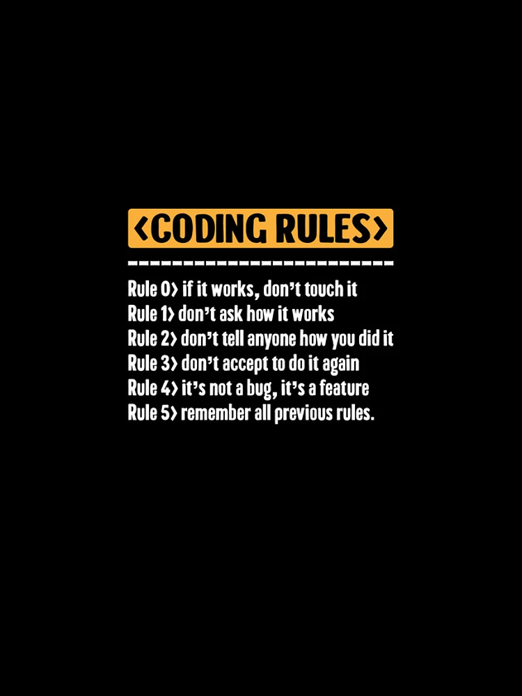 Thumbnail 4 of 4, iPhone Case, Code Programing Coding Rules designed and sold by Rahjihan.