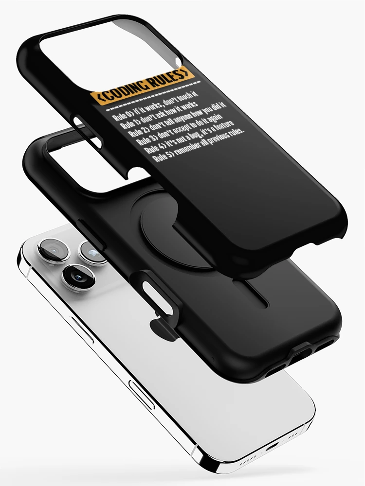 Thumbnail 2 of 4, iPhone Case, Code Programing Coding Rules designed and sold by Rahjihan.