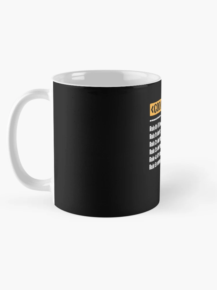 Thumbnail 5 of 6, Coffee Mug, Code Programing Coding Rules designed and sold by Rahjihan.