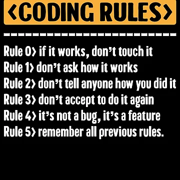 Artwork thumbnail, Code Programing Coding Rules by Rahjihan
