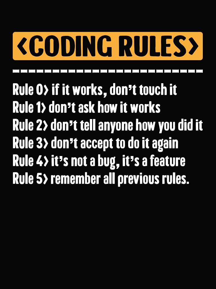 Thumbnail 4 of 4, Boxy T-Shirt, Code Programing Coding Rules designed and sold by Rahjihan.