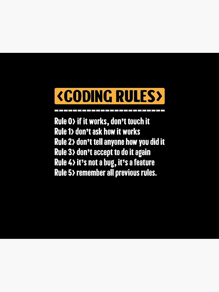 Thumbnail 6 of 6, Throw Blanket, Code Programing Coding Rules designed and sold by Rahjihan.