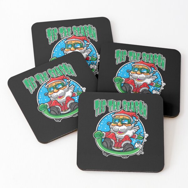 Item preview, Snowboard Santa Claus Tis The Season  designed and sold by eShirtLabs.