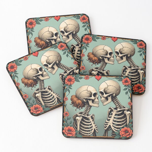 Item preview, Skeleton lovers flower designed and sold by savecloth.