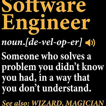 Artwork thumbnail, Software-Engineer Developer Definition Programming by Rahjihan