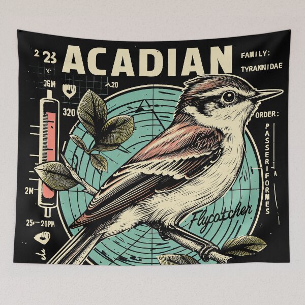 Item preview, Acadian Flycatcher B designed and sold by theAVIARY7.