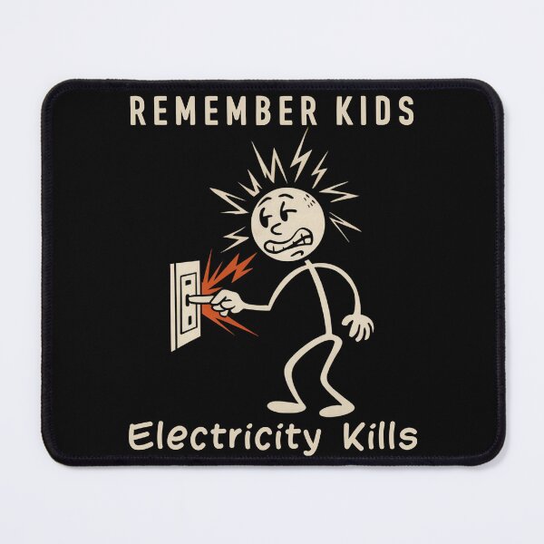 Item preview, Remember Kids Electricity Kills Kids Hazard Warning designed and sold by Anniko Art Studio.