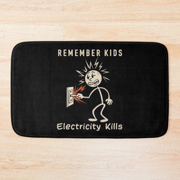 Item preview, Remember Kids Electricity Kills Kids Hazard Warning designed and sold by Anniko Art Studio.