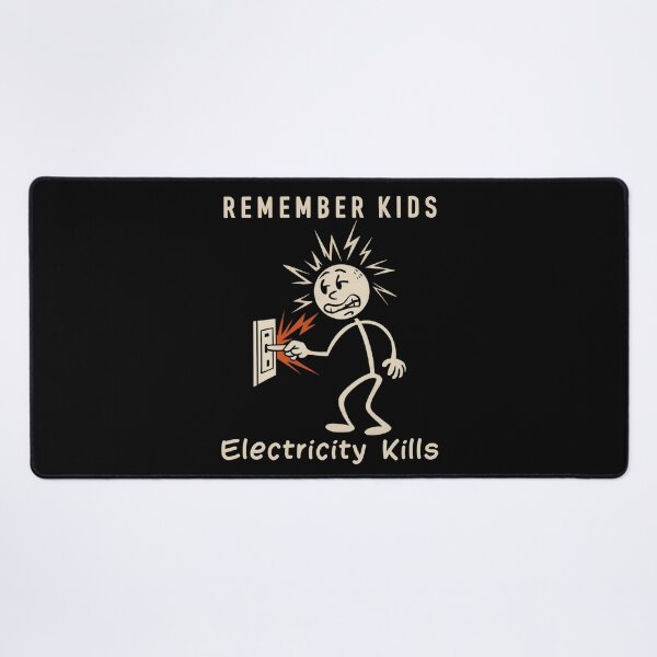 Item preview, Remember Kids Electricity Kills Kids Hazard Warning designed and sold by Anniko Art Studio.