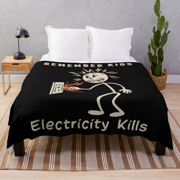 Item preview, Remember Kids Electricity Kills Kids Hazard Warning designed and sold by Anniko Art Studio.