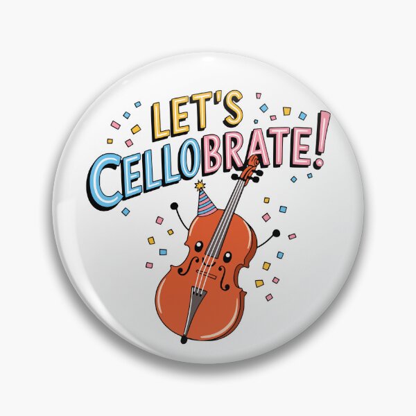 Item preview, Let's Cellobrate! Funny Cello Music Pun designed and sold by PMCreative.