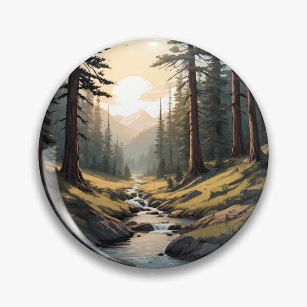 Item preview,  Pinetree Forest designed and sold by AICreativeArts.
