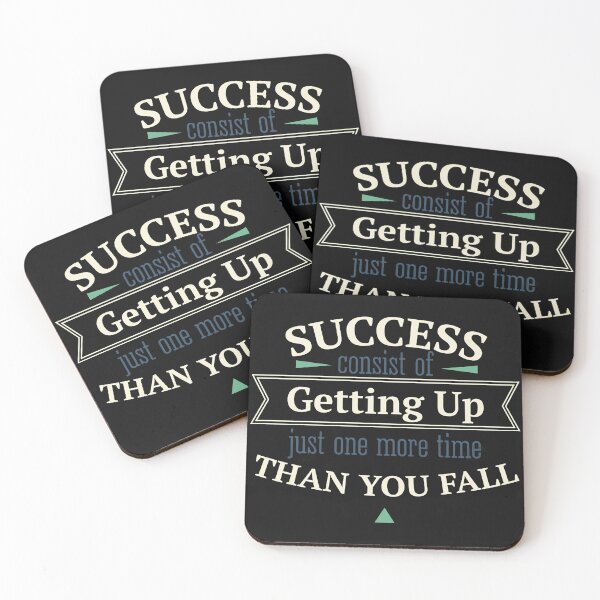 Item preview, Success Consists of Getting Up Just One More Time Than You Fall / Startup designed and sold by panda-shop77.