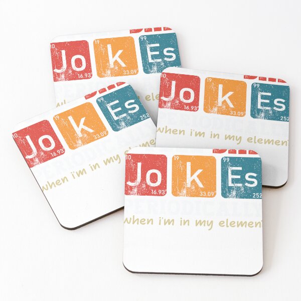 Item preview, of Funny Periodic Table Dad Jokes Chemistry Design designed and sold by Tujzui.