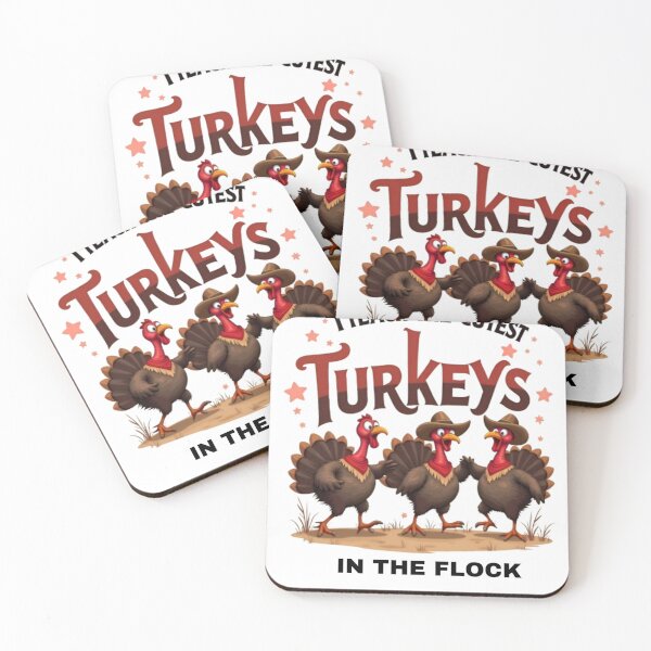 Item preview, I teach the cutest Turkeys in the Flock With Cowboy Turkeys designed and sold by EmeraldCauldren.
