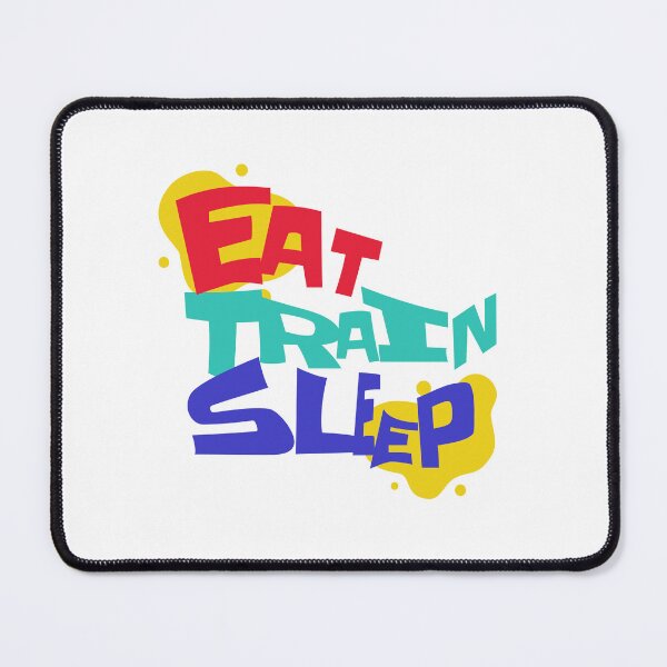 Item preview, Eat Train Sleep Repeat - Color | Gym Rat Fitness Lifestyle Muscle designed and sold by PawaPotto.