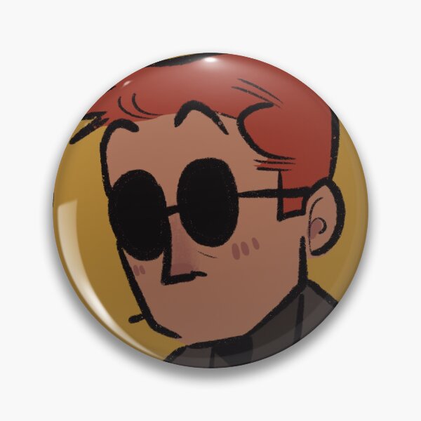 Item preview, Demon pin button designed and sold by lemon-stand.