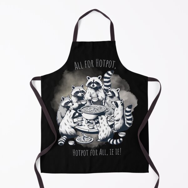 Item preview, Raccoon Hotpot Party! designed and sold by NatureStyle555.