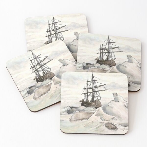 Item preview, Landscape Ice Expedition Watercolor designed and sold by JeysArtDesign.