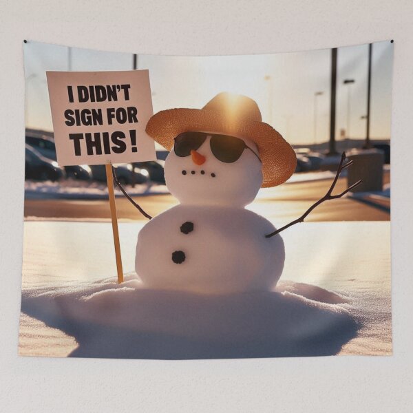 Item preview, Snowman in the sun designed and sold by Fazube.
